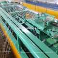 Single wire security chain link fence machine